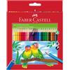 FABER-CASTELL ASTUCCIO 24 PASTELLI COLORATI TRIANGOLARI ECO FABER CASTELL 120524