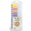 PRIMO Scatola da 12 tempere fluo/metal Primo 450T12FMP