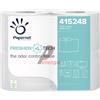 PAPERNET Pacco 4RT Carta igienica 3 veli 25,3mt 230 strappi Freshen Tech Papernet 415248