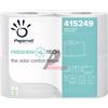 PAPERNET Pacco 4RT Carta igienica 2 veli 33,3mt 300 strappi Freshen Tech Papernet 415249