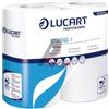 Lucart Pacco 4 rotoli Carta Igienica 496 strappi Strong 4 Lucart 811403Q