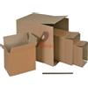 No Brand Scatola cartone per imballo avana onda singola P25xL25xH25cm 98123OD