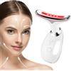 ACWOO Massaggiatore Viso Elettrico, 3 Modalità Dispositivo di Bellezza Antirughe, EMS Lifting Massager per Viso Collo a 7 Colori per Donne e Uomini, 45 °C per Sollevamento e Il Rassodamento Antietà