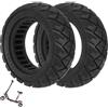 VOLOHAS 9x3,0-5,5 Pneumatici Completi per Kukirin G2 Pro, Zero 10 X, Dualtron Eagle Pro, Pneumatici di Ricambio in Gomma Piena, Fuoristrada, Solidi e Resistenti Alle Forature (Nero 2 Pezzi)