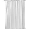 valneo Tenda per Doccia Bianca 180 x 200 cm - Tenda Antimuffa con Anelli di Fissaggio e Orlo Rinforzato - Adatta a Box Doccia e Vasca da Bagno - Lavabile in Lavatrice
