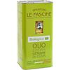 Le Fascine Olio Extravergine d'Oliva Provenzale Biologico 100% Italiano Prodotto da mono cultivar Provenzale (Latta da 5 Litri)