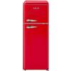 Akai Frigorifero Doppia Porta Capacità 240 Litri Classe energetica E Raffreddamento Statico colore Rosso - CLASS241KRD