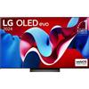 Lg Smart TV 55 Pollici 4K Ultra HD Display OLED Sistema WebOS AI Sound Pro Classe G Wi-Fi colore Nero - OLED55C41LA
