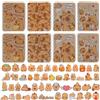 POXIAOER A7 Notebook, 8 Pack Small Notebooks Pocket Size Portable Lined Note Book 4x3 inch Office School Stationery Supplies Cute Kawaii Capybara Notepad with 50pcs Lovely Capybara Stickers