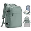 livbote Zaino da Viaggio 40x30x20 Vueling Zaini Impermeabile Aereo Ryanair 40x20x30 Wizzair Zaino per Bagaglio sotto sedile - Verde