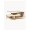 Ferm Living Set di 2 tavolini in travertino Distinct Grande Duo