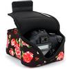USA GEAR Custodia Per Fotocamera Digitale DSLR/Custodia Per Fotocamera SLR con Protezione In Neoprene, Cinghia Per Cintura e Accessori - Compatibile con Nikon D3400/Pentax K-70 e altro - Floreale