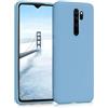 kwmobile Custodia Compatibile con Xiaomi Redmi Note 8 Pro Cover - Back Case per Smartphone in Silicone TPU - Protezione Gommata - grigio azzuro