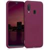 kwmobile Custodia Compatibile con Samsung Galaxy A20e Cover - Back Case per Smartphone in Silicone TPU - Protezione Gommata - viola bordeaux