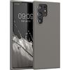 kwmobile Cover per Samsung Galaxy S22 Ultra Custodia - Back Case per Smartphone in Silicone TPU - Protezione Gommata - stone dust