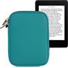 kwmobile Custodia Universale per eReader - Copertina in Neoprene petrolio con Chiusura a Zip - Misura 17 x 12 x 2 cm - Astuccio portatablet