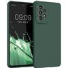 kwmobile Cover per Samsung Galaxy A53 5G Custodia - Back Case per Smartphone in Silicone TPU - Protezione Gommata - verde militare
