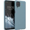 kwmobile Custodia Compatibile con Samsung Galaxy A12 Cover - Back Case per Smartphone in Silicone TPU - Protezione Gommata - artic night
