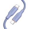 Anker Powerline III Flow, cavo di ricarica da USB-C a USB-C 100 W 90 cm, cavo di tipo C, compatibile con iPad Mini 6 MacBook Pro 2020, iPad Pro 2020, iPad Air, Galaxy S20, Pixel, Switch, LG