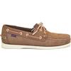 SEBAGO DOCKSIDES PORTLAND MOCASSINO DA BARCA UOMO BROWN SEAL YELLOW NUBUCK