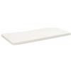 vidaXL Piano Scrivania Bianco 80x40x2,5 cm in Legno Massello di Pino, Piano scrivania in Legno, Piano in Legno, ripiano, Piano in Legno, Piano