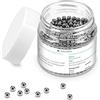 Navaris Perline in Acciaio per Pulizia caraffe - Perle pulenti per Bottiglie brocche vasi Decanter contenitori Vetro - 1.000 Sfere Cleaning Balls