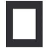 nielsen Conservation Passepartout 2,2 mm, formato esterno 24x30 cm per immagini 15x20 cm, nero liscio