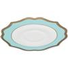 LE COQ PORCELAINE Ionica piattino per tazza tè Tiffany con filo oro al bordo e filo marly Ø cm 15,5 (minimo 6 pezzi)