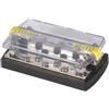 Blue Sea Systems Blue Sea 2722 DualBus Plus 1/4 Stud, 5 x 10-32 Screw Terminal, 150A Unisex, Blu/Mare, 1.4