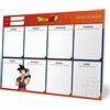 Grupo Erik: Planning da Tavolo A4 Dragon Ball, Planner settimanale con 54 fogli a strappo, 21 x 29,7 cm, Agenda Organizer, To Do List Planner, Planner settimanale da scrivania