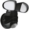 Eglo Leuchten my light Proiettore Pagino nero con 2 luci orientabili in resina a Led integrato da 13W luce 5000k + sensore movimento 98176/20