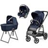 Peg Perego Trio Peg Perego Veloce TC Lounge i-Size Blue Shine Special Edition Portata 22 Kg