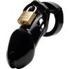 CB-X CB-6000 CB-X - lussuosa gabbia per pene con lucchetto (nera)