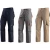 Neri Pantaloni da lavoro Neri Willis bicolore