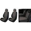 Cora manufacturing Serie completa coprisedili Fast&Smart tg. grande tess. misto cotone nero/antracite