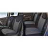 Cora Serie completa coprisedili personalizzati JEEP Renegade 14/Compass 17, DACIA Sandero 20 tess. Millepunti antracite
