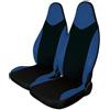 Cora manufacturing Coprisedili anteriori Sporty tg. unica tess. nero/blu elettrico