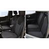 Cora manufacturing Serie completa coprisedili personalizzati DACIA Duster 10 tess. rigato nero