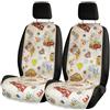 Cora manufacturing Cora 000128045 Coprisedili anteriori universali Tanga Doubleface Peace & Love/carta tessile