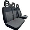Cora manufacturing Coprisedili per furgoni tg. SP25 tess. misto cotone nero