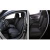 Cora manufacturing Serie completa coprisedili personalizzati Lancia Ypsilon 11 tess. misto cotone nero/antracite