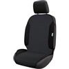 Cora manufacturing Coprisedile anteriore universale Fisiocomfort tess. Rigato nero