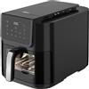 Ardes Friggisana Infinity ARFRYA08LV - Friggitrice ad aria con finestra 8 litri - Airfryer +35% di spazio e tecnologia Rapid Air - Air fryer 10 in 1, temperatura e timer regolabili, luce, display