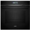 SIEMENS Forno ad Incasso, Linea iQ700, h 60 cm, Capacità 71 Lt, Vetro Nero + Acciaio Inox - HB776G1B1