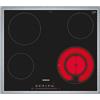 SIEMENS iQ300 Piano cottura elettrico, 60 cm, Nero, con profili - ET645FFN1E