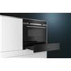 SIEMENS, Cassetto Scaldavivande da Incasso, Linea iQ500, h. 14 cm, Nero - BI510CNR0