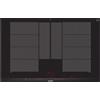 SIEMENS Piano Cottura a Induzione, Serie iQ700, 80 cm, 2 Zone Cottura FlexInduction Plus, Vetroceramica Nero - EX875LYV1E