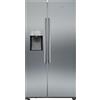 SIEMENS Frigorifero Side by Side, Serie iQ500, h 179 cm, Capacità 562 Lt, Classe Energetica E, Acciaio Inox - KA93DAIEP
