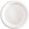 Signor Bio 50 Piatti tondi monouso in canna da zucchero Ø 18 cm bianco Signor Bio BPC002BIO50F