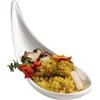 LEONE Ciotola a cucchiaio fingerfood in melamina bianca 14,5x4,5x1,5cm Leone T8166